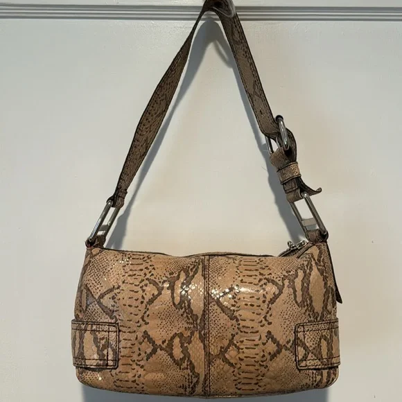Franco Sarto python shoulder bag - Picture 4 of 11